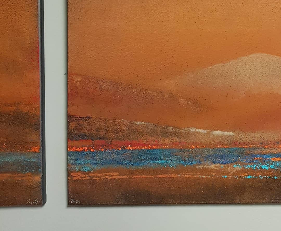 Dawn Red · diptych · 2021-02-27 · 2/2